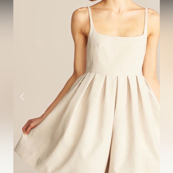 Rebecca Taylor linen romper, jumpsuit size 0 in Rye, cream - Picture 2 of 12